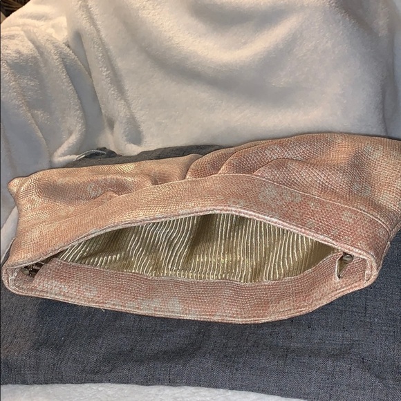 Lauren Merkin Gold/Cream Clutch w/ Dust Bag - Picture 8 of 12